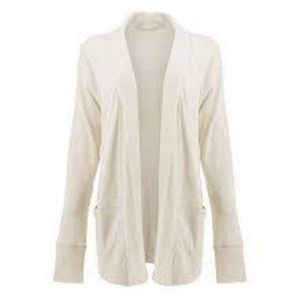 Aventura Clothing Ivory Lennon Cardi Open Front Cardigan Women's Size Small NEW